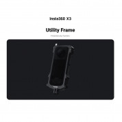 Insta360 One X3 Utility Frame - комплект метален бъмпер и протектор за лещите на Insta360 One X3 камера (черен) 4