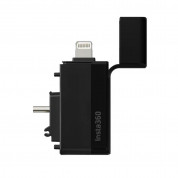 Insta360 One X3 Quick Reader - адаптер с USB-C и Lightning портове за свързване на Insta360 One X3 камера към мобилни устройства (черен) 1