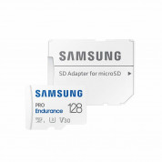 Samsung MicroSDHC Pro Endurance 128GB UHS-I 4K UltraHD class 10 up to 100 MBs with SD Adapter (for video monitoring) (2022) 2