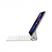 Baseus Brilliance Wireless Touchpad Keyboard Case Digital Display (ARJK020002) - полиуретанов калъф, клавиатура, тракпад и поставка за iPad 10 (2022) (бял) 2