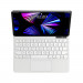 Baseus Brilliance Wireless Touchpad Keyboard Case Digital Display (ARJK020002) - полиуретанов калъф, клавиатура, тракпад и поставка за iPad 10 (2022) (бял) 4