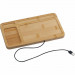 Xtronic Desk Organiser and Wireless Charger 10W - настолен органайзер с поставка (пад) за безжично зареждане за Qi съвместими устройства (бамбук) 3