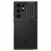 Spigen Optik Armor Case - тънък качествен силиконов (TPU) калъф с капак за камерата за Samsung Galaxy S23 Ultra (черен) 3