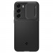 Spigen Optik Armor Case - тънък качествен силиконов (TPU) калъф с капак за камерата за Samsung Galaxy S23 Plus (черен) 3