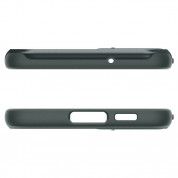 Spigen Optik Armor Case - тънък качествен силиконов (TPU) калъф с капак за камерата за Samsung Galaxy S23 (зелен) 6