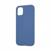 Tactical Velvet Smoothie Cover - силиконов калъф за iPhone 11 (син)