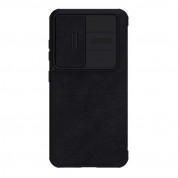 Nillkin Qin Book Pro Leather Flip Case - кожен калъф, тип портфейл за Samsung Galaxy S23 Plus (черен)