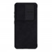 Nillkin Qin Book Pro Leather Flip Case - кожен калъф, тип портфейл за Samsung Galaxy S23 Plus (черен) 1