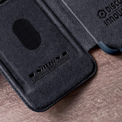 Nillkin Qin Book Pro Leather Flip Case - кожен калъф, тип портфейл за Samsung Galaxy S23 Plus (черен) 6