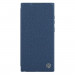 Nillkin Qin Book Pro Cloth Flip Case - кожен калъф, тип портфейл за Samsung Galaxy S23 Ultra (син) 2