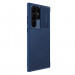 Nillkin Qin Book Pro Cloth Flip Case - кожен калъф, тип портфейл за Samsung Galaxy S23 Ultra (син) 4