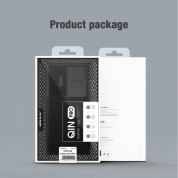Nillkin Qin Book Pro Cloth Flip Case - кожен калъф, тип портфейл за Samsung Galaxy S23 Ultra (син) 5