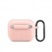 Lacoste AirPods Pro Liquid Silicone Glossy Printing Logo Case (pink) 1