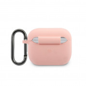 Lacoste AirPods 3 Liquid Silicone Glossy Printing Logo Case for Apple AirPods 3 (pink) 1