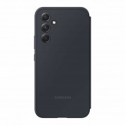 Samsung Galaxy S-View Wallet Cover EF-ZA546CBEGWW - оригинален калъф, през който виждате информация от дисплея за Samsung Galaxy A54 (черен) 1
