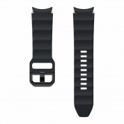 Samsung Silicone Rugged Sport Band 20mm M/L (ET-SDR91LBEGEU) for Samsung Galaxy Watch 4 and Galaxy Watch 5 (20mm) (black)