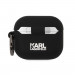 Karl Lagerfeld AirPods 3 3D Logo NFT Choupette Head Silicone Case - силиконов калъф с карабинер за Apple AirPods 3 (черен) 2