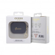 Guess AirPods Pro 2 4G Charms Heart Silicone Case (black) 3