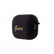 Guess AirPods Pro 2 4G Charms Heart Silicone Case (black) 2