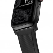 Nomad Rugged Strap - силиконова каишка за Apple Watch 42мм, 44мм, 45мм, Ultra 49мм (черен) 2