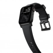 Nomad Rugged Strap - силиконова каишка за Apple Watch 42мм, 44мм, 45мм, Ultra 49мм (черен) 4