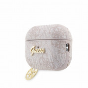 Guess AirPods Pro 2 4G Script Charms PU Hard Case for Apple AirPods Pro 2 (pink) 1
