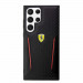 Ferrari PU Carbon Leather Hard Case - кожен кейс за Samsung Galaxy S23 Ultra (черен) 2