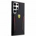 Ferrari PU Carbon Leather Hard Case - кожен кейс за Samsung Galaxy S23 Ultra (черен) 3