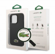 Lacoste Iconic Petit Pique Logo Case - дизайнерски кожен кейс за iPhone 14 (син) 6