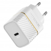Otterbox Lightning to USB-C Wall Charging Kit 18W - захранване за ел. мрежа с USB-C изход с технология за бързо зареждане и USB-C към Lightning кабел (бял) 2