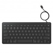 Zagg Full Size Keyboard With Wired Lightning Connection US/UK - жична клавиатура за iPhone, iPad, iPod и устройства с Lightning порт (черна) 1