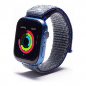 Zagg Gear4 Nylon Sport Watch Band - текстилна каишка за Apple Watch 42мм, 44мм, 45мм, Ultra 49мм (тъмносин)
