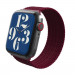 Zagg Gear4 Braided Sport Band Size L - текстилна каишка за Apple Watch 42мм, 44мм, 45мм, Ultra 49мм (бордо) 1