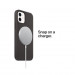 Apple MagSafe Charger - оригинално магнитно захранване (пад) за безжично зареждане за iPhone с MagSafe (бял) (разопакован продукт) 5