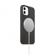Apple MagSafe Charger - оригинално магнитно захранване (пад) за безжично зареждане за iPhone с MagSafe (бял) (разопакован продукт) 3