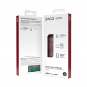 Zagg Gear4 Nylon Sport Watch Band for Apple Watch 38mm, 40mm, 41mm (red) 2