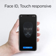 Spigen FC HD Tempered Glass - калено стъклено защитно покритие за дисплея за iPhone 11 Pro, iPhone XS, iPhone X (черен-прозрачен) 5