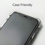 Spigen FC HD Tempered Glass - калено стъклено защитно покритие за дисплея за iPhone 11 Pro, iPhone XS, iPhone X (черен-прозрачен) 2