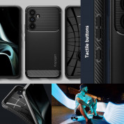 Spigen Rugged Armor Case - тънък качествен силиконов (TPU) калъф за Samsung Galaxy A54 5G (черен) 16