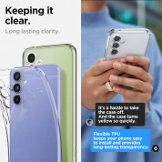 Spigen Liquid Crystal Case - тънък силиконов (TPU) калъф за Samsung Galaxy A54 5G (прозрачен)  10