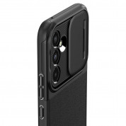 Spigen Optik Armor Case - тънък качествен силиконов (TPU) калъф с капак за камерата за Samsung Galaxy A54 5G (черен) 8