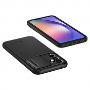 Spigen Optik Armor Case - тънък качествен силиконов (TPU) калъф с капак за камерата за Samsung Galaxy A54 5G (черен) 10