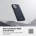 Pitaka MagEZ 3 600D Aramid Fiber MagSafe Case - кевларен кейс с MagSafe за iPhone 14 Pro (черен-сив)  4