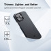 Pitaka MagEZ 3 600D Aramid Fiber MagSafe Case - кевларен кейс с MagSafe за iPhone 14 Pro (черен-сив)  2