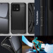 Spigen Rugged Armor Case - тънък качествен силиконов (TPU) калъф за Xiaomi 13 (черен) 17
