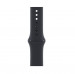 Apple Watch Black Sport Band - оригинална силиконова каишка за Apple Watch 42мм, 44мм, 45мм, Ultra 49мм (черен) (разопакован продукт) 3
