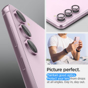 Spigen Optik Pro tR Ez Fit Lens Protector 2 Pack - 2 комплекта предпазни стъклени лещи за камерата на Samsung Galaxy S23, Galaxy S23 Plus (розов) 7