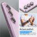 Spigen Optik Pro tR Ez Fit Lens Protector 2 Pack - 2 комплекта предпазни стъклени лещи за камерата на Samsung Galaxy S24, Galaxy S23, Galaxy S23 Plus (розов) 17