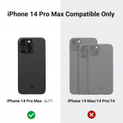 Pitaka MagEZ 3 600D Aramid Fiber Case for iPhone 14 Pro Max (black-grey) 7