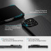 Pitaka MagEZ 3 1500D Aramid Fiber MagSafe Case - кевларен кейс с MagSafe за iPhone 14 Pro Max (черен-сив)  6